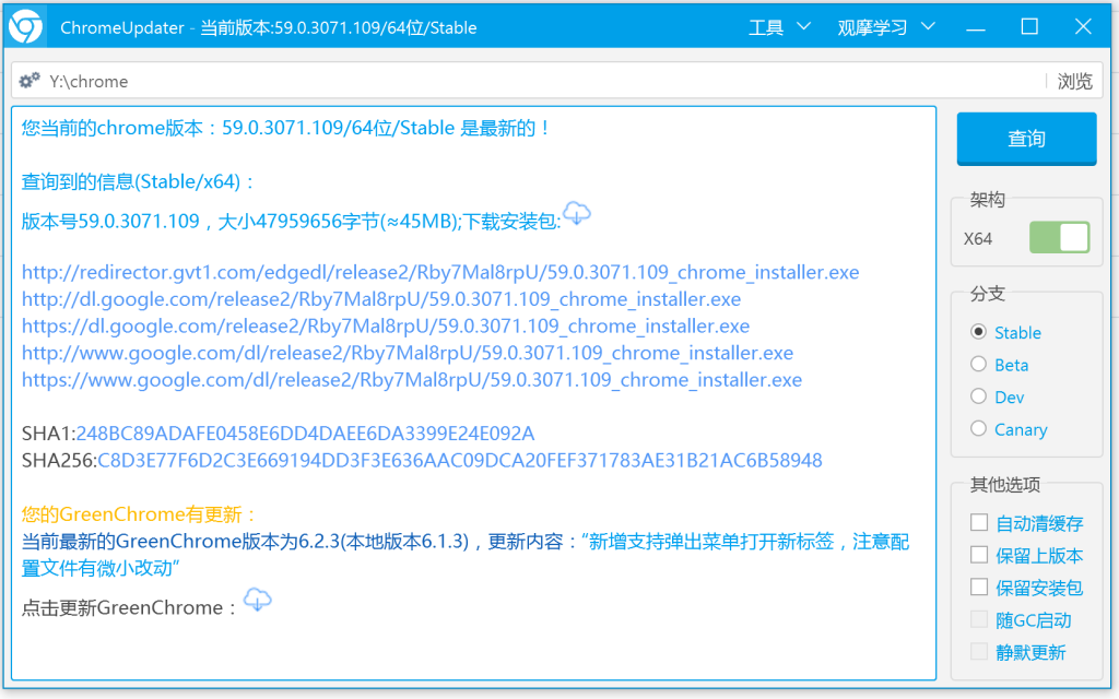 Google Chrome 更新器